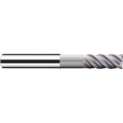 Fraisa - 3/8" Diam, 1" LOC, 4 Flute Solid Carbide Roughing Square End Mill - Eagle Tool & Supply