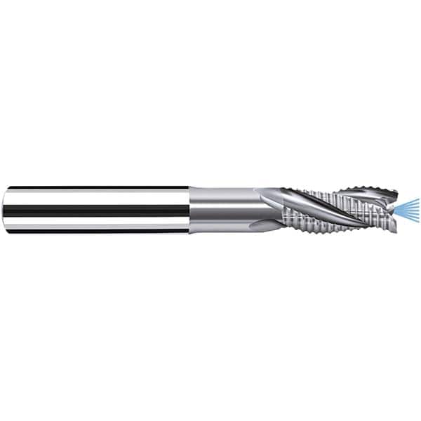 Fraisa - 8mm Diam, 18mm LOC, 3 Flute Solid Carbide Roughing Square End Mill - Eagle Tool & Supply