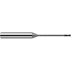 Fraisa - 0.5mm Diam 2 Flute Solid Carbide 0.05mm Corner Radius End Mill - Eagle Tool & Supply