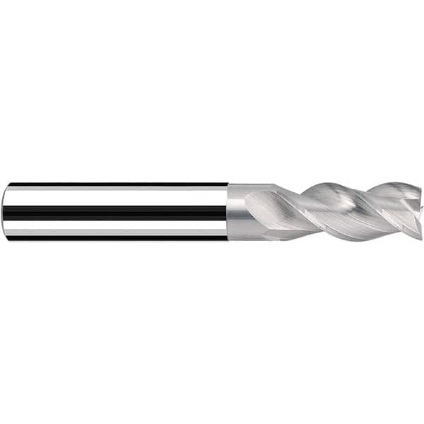 Fraisa - 3/8" Diam 3 Flute Solid Carbide 0.03" Corner Radius End Mill - Eagle Tool & Supply