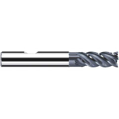 Fraisa - 2.5mm Diam 4 Flute Solid Carbide 0.05mm Corner Radius End Mill - Eagle Tool & Supply