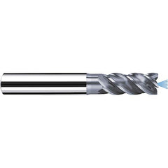 Fraisa - 3/8" Diam 4 Flute Solid Carbide 0.008" Corner Radius End Mill - Eagle Tool & Supply