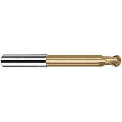 Fraisa - 8mm Diam, 9mm LOC, 2 Flute Solid Carbide Ball End Mill - Eagle Tool & Supply