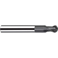 Fraisa - 1/2" Diam, 1/2" LOC, 2 Flute Solid Carbide Ball End Mill - Eagle Tool & Supply