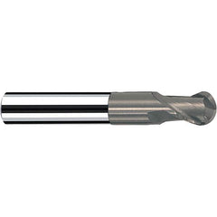 Fraisa - 3/8" Diam, 3/8" LOC, 2 Flute Solid Carbide Ball End Mill - Eagle Tool & Supply
