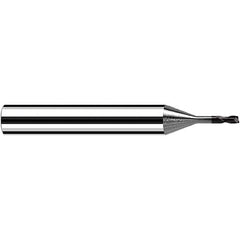 Fraisa - 4mm Diam 2 Flute Solid Carbide 0.2mm Corner Radius End Mill - Eagle Tool & Supply