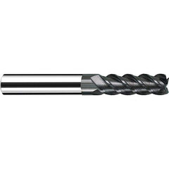 Fraisa - 1/8, 3/4" LOC, 1/8" Shank Diam, 3" OAL, 4 Flute Solid Carbide Square End Mill - Eagle Tool & Supply