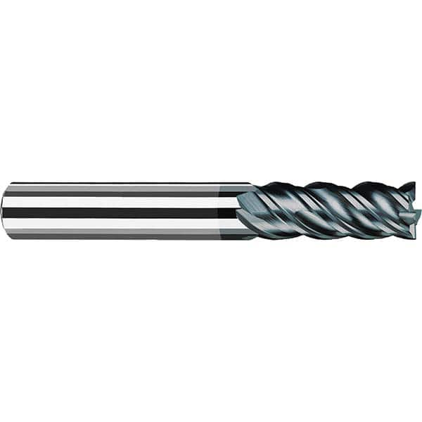 Fraisa - 5/8, 1-1/4" LOC, 5/8" Shank Diam, 3-1/2" OAL, 4 Flute Solid Carbide Square End Mill - Eagle Tool & Supply