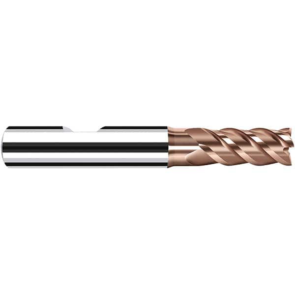 Fraisa - 10mm Diam 4 Flute Solid Carbide 0.2mm Corner Radius End Mill - Eagle Tool & Supply