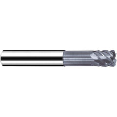 Fraisa - 12mm Diam 6 Flute Solid Carbide 0.5mm Corner Radius End Mill - Eagle Tool & Supply