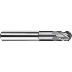 Fraisa - 5mm Diam, 6mm LOC, 4 Flute Solid Carbide Ball End Mill - Eagle Tool & Supply