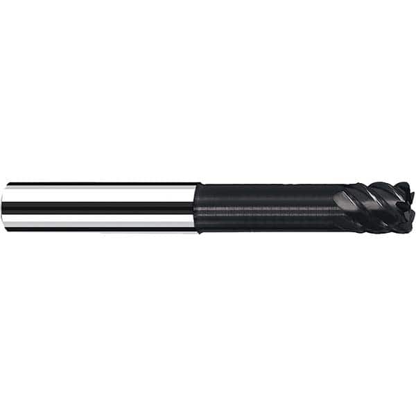 Fraisa - 3/16" Diam 4 Flute Solid Carbide 0.02" Corner Radius End Mill - Eagle Tool & Supply