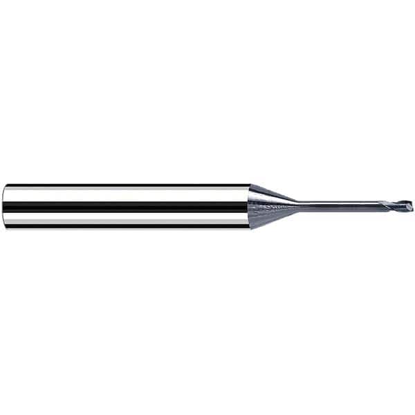 Fraisa - 2mm, 2mm LOC, 66mm OAL, 2 Flute Solid Carbide Square End Mill - Eagle Tool & Supply