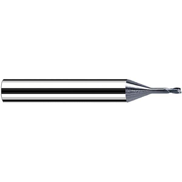 Fraisa - 0.6mm, 6mm LOC, 57mm OAL, 2 Flute Solid Carbide Square End Mill - Eagle Tool & Supply