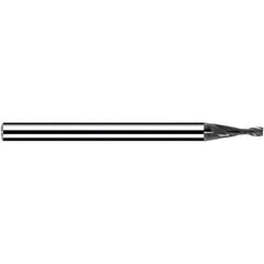 Fraisa - 0.4mm, 1mm LOC, 40mm OAL, 2 Flute Solid Carbide Square End Mill - Eagle Tool & Supply