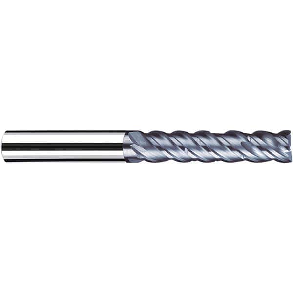 Fraisa - 3/8, 1-1/2" LOC, 3/8" Shank Diam, 3-1/2" OAL, 4 Flute Solid Carbide Square End Mill - Eagle Tool & Supply