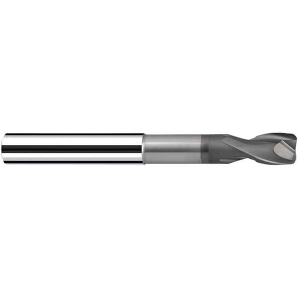Fraisa - 10mm Diam 2 Flute Solid Carbide 0.5mm Corner Radius End Mill - Eagle Tool & Supply
