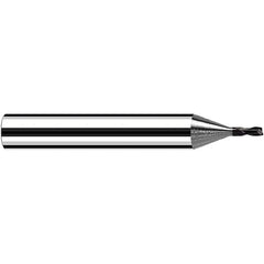 Fraisa - 6mm Diam 2 Flute Solid Carbide 0.5mm Corner Radius End Mill - Eagle Tool & Supply