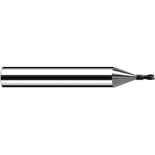 Fraisa - 5mm Diam 2 Flute Solid Carbide 0.2mm Corner Radius End Mill - Eagle Tool & Supply