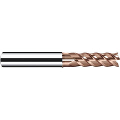 Fraisa - 3/8" Diam 4 Flute Solid Carbide 0.008" Corner Radius End Mill - Eagle Tool & Supply