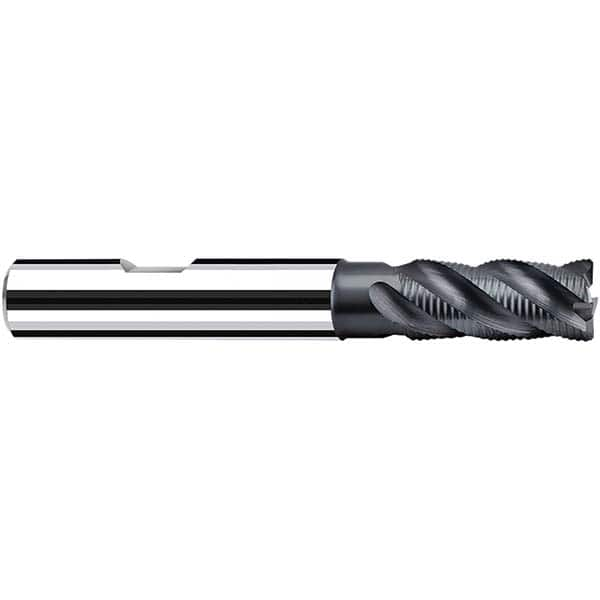 Fraisa - 8mm, 19mm LOC, 63mm OAL, 4 Flute Solid Carbide Square End Mill - Eagle Tool & Supply