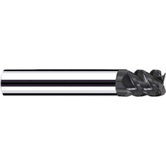 Fraisa - 1/2, 9/16" LOC, 1/2" Shank Diam, 3-1/4" OAL, 4 Flute Solid Carbide Square End Mill - Eagle Tool & Supply
