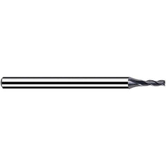 Fraisa - 0.7mm, 2.1mm LOC, 40mm OAL, 3 Flute Solid Carbide Square End Mill - Eagle Tool & Supply