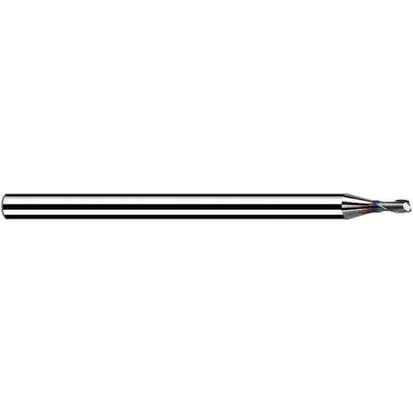 Fraisa - 3mm Diam 2 Flute Solid Carbide 0.2mm Corner Radius End Mill - Eagle Tool & Supply