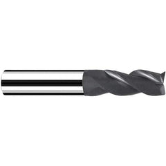 Fraisa - 12mm Diam 3 Flute Solid Carbide 0.5mm Corner Radius End Mill - Eagle Tool & Supply