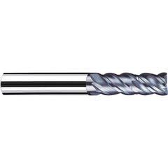 Fraisa - 1/4, 5/8" LOC, 1/4" Shank Diam, 2-1/4" OAL, 4 Flute Solid Carbide Square End Mill - Eagle Tool & Supply