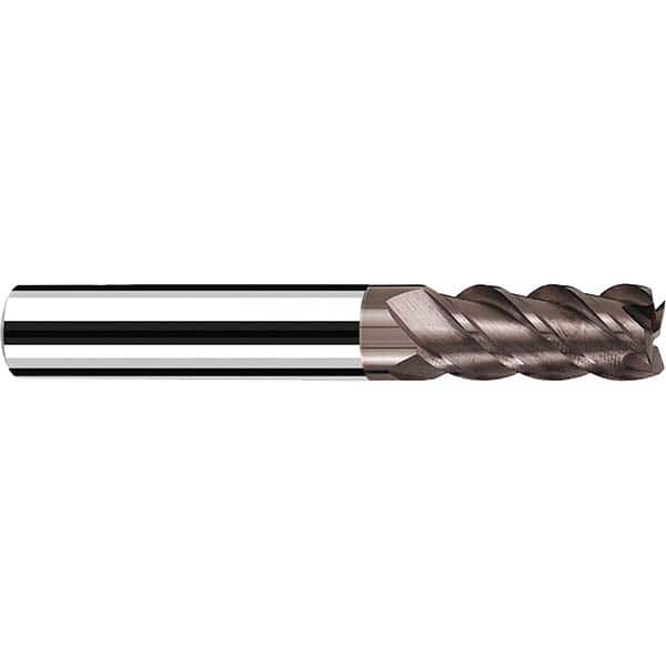 Fraisa - 3/8, 1" LOC, 3/8" Shank Diam, 3" OAL, 4 Flute Solid Carbide Square End Mill - Eagle Tool & Supply