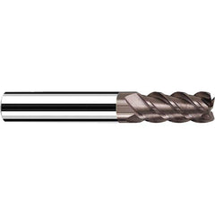 Fraisa - 3/8, 1" LOC, 3/8" Shank Diam, 3" OAL, 4 Flute Solid Carbide Square End Mill - Eagle Tool & Supply