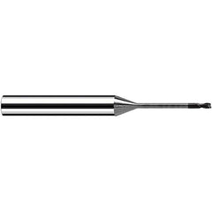 Fraisa - 2mm Diam 2 Flute Solid Carbide 0.2mm Corner Radius End Mill - Eagle Tool & Supply