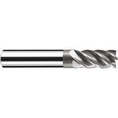 Fraisa - 5/8, 1-1/4" LOC, 5/8" Shank Diam, 3-1/2" OAL, 5 Flute Solid Carbide Square End Mill - Eagle Tool & Supply