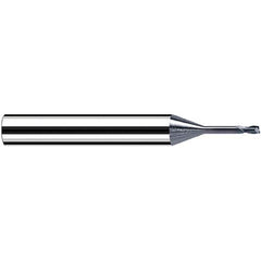 Fraisa - 2.5mm, 2.5mm LOC, 61mm OAL, 2 Flute Solid Carbide Square End Mill - Eagle Tool & Supply