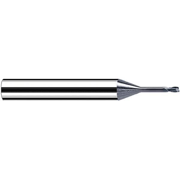 Fraisa - 0.1mm, 6mm LOC, 57mm OAL, 2 Flute Solid Carbide Square End Mill - Eagle Tool & Supply