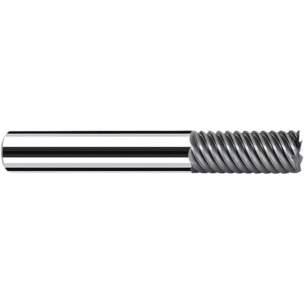 Fraisa - 6mm, 13mm LOC, 57mm OAL, 5 Flute Solid Carbide Square End Mill - Eagle Tool & Supply