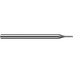 Fraisa - 3mm, 3.6mm LOC, 60mm OAL, 3 Flute Solid Carbide Square End Mill - Eagle Tool & Supply