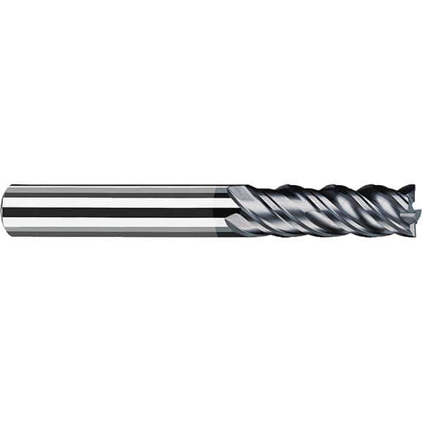 Fraisa - 3/16, 9/16" LOC, 3/16" Shank Diam, 2-1/4" OAL, 4 Flute Solid Carbide Square End Mill - Eagle Tool & Supply