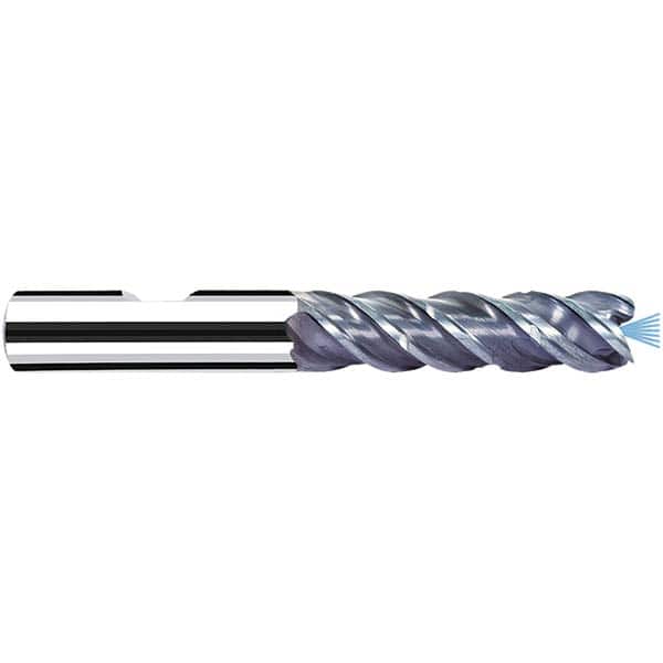 Fraisa - 8mm Diam 4 Flute Solid Carbide 0.15mm Corner Radius End Mill - Eagle Tool & Supply