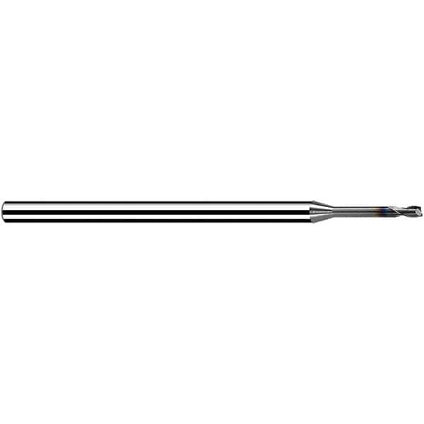 Fraisa - 1.5mm Diam 2 Flute Solid Carbide 0.2mm Corner Radius End Mill - Eagle Tool & Supply