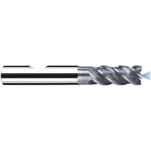 Fraisa - 10mm Diam 4 Flute Solid Carbide 0.2mm Corner Radius End Mill - Eagle Tool & Supply