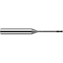 Fraisa - 0.5mm Diam 2 Flute Solid Carbide 0.05mm Corner Radius End Mill - Eagle Tool & Supply