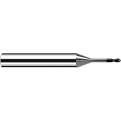 Fraisa - 3mm Diam, 3mm LOC, 2 Flute Solid Carbide Ball End Mill - Eagle Tool & Supply