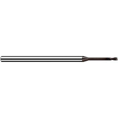 Fraisa - 3mm, 3.6mm LOC, 60mm OAL, 2 Flute Solid Carbide Square End Mill - Eagle Tool & Supply