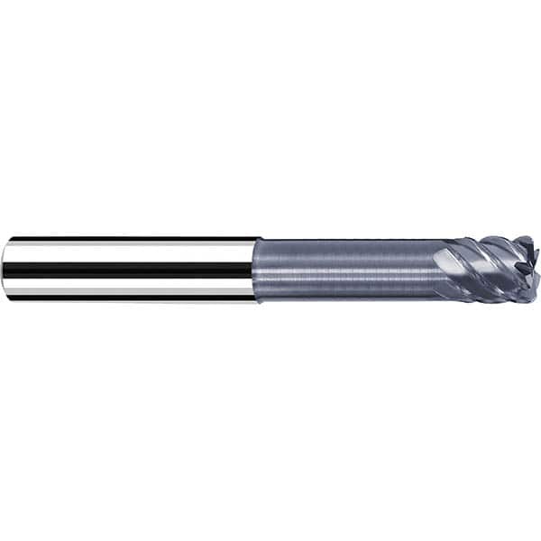 Fraisa - 1/2" Diam 6 Flute Solid Carbide 0.03" Corner Radius End Mill - Eagle Tool & Supply
