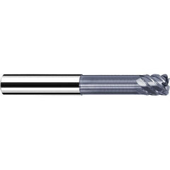Fraisa - 1/2" Diam 6 Flute Solid Carbide 0.03" Corner Radius End Mill - Eagle Tool & Supply