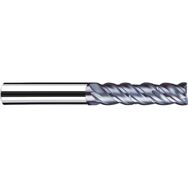 Fraisa - 1/4, 3/4" LOC, 1/4" Shank Diam, 2-1/2" OAL, 4 Flute Solid Carbide Square End Mill - Eagle Tool & Supply