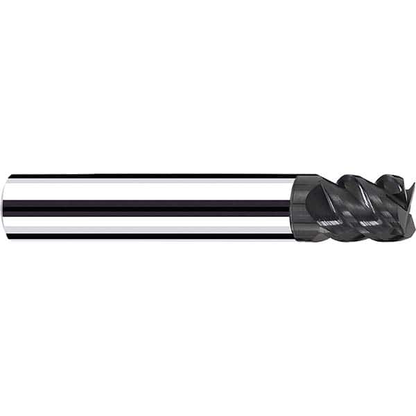 Fraisa - 1/2, 9/16" LOC, 1/2" Shank Diam, 3-1/4" OAL, 4 Flute Solid Carbide Square End Mill - Eagle Tool & Supply