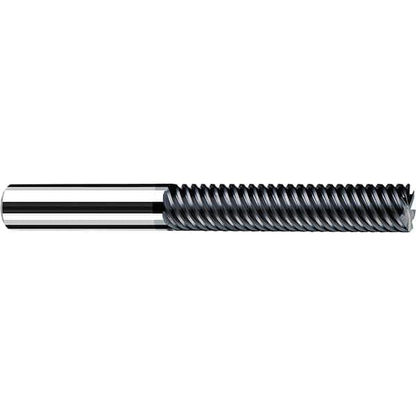 Fraisa - 1/4, 1-1/4" LOC, 1/4" Shank Diam, 3-1/2" OAL, 5 Flute Solid Carbide Square End Mill - Eagle Tool & Supply